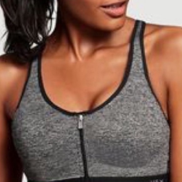 Victoria Secrets Front Close Zip Up Knockout Bra - Picture 2 of 6